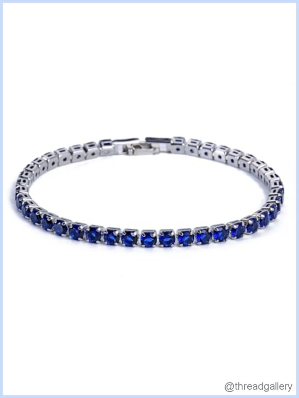 14K Gold Plated 4mm Cubic Zirconia Tennis Bracelet Iced Out CZ Charm for Women